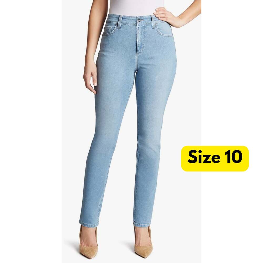 Gloria Vanderbilt Womens Jeans Sz 10 Medium High Rise Amanda Denim #210